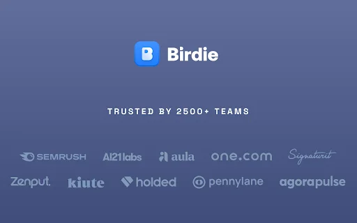 Birdie: Screen Recorder at Bug Reporter para sa Mas Mabilis na Trabaho - Screenshot 4