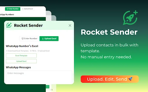 Rocket Sender: I-automate ang WhatsApp Messages nang Madali - Screenshot 4