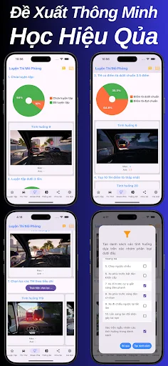 I-download ang Luyện thi mô phỏng 120 TH GPLX – Pagsasanay sa Pagmamaneho - Screenshot 1