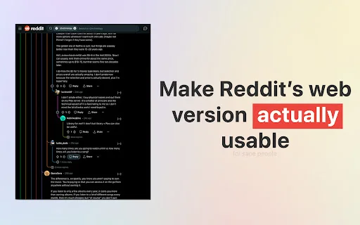 I-download ang Sink It for Reddit: Pinakamahusay na Safari Extension - Screenshot 1