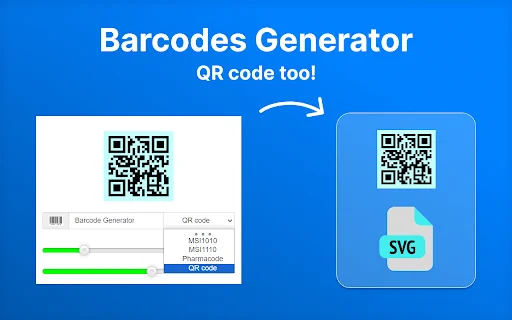 Barcode Generator: Mabilis na QR Code at Barcode Maker sa Chrome - Screenshot 2