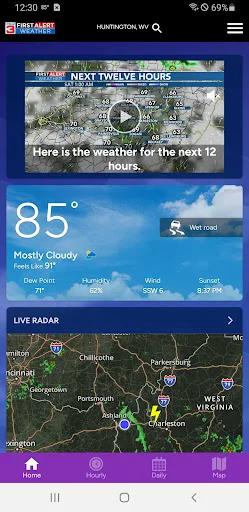 I-download ang WSAZ First Alert Weather App – Tiyak na Ulat Panahon - Screenshot 1