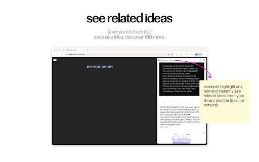 I-download ang Sublime: Ang Iyong Personal na Knowledge Tool - Screenshot 3