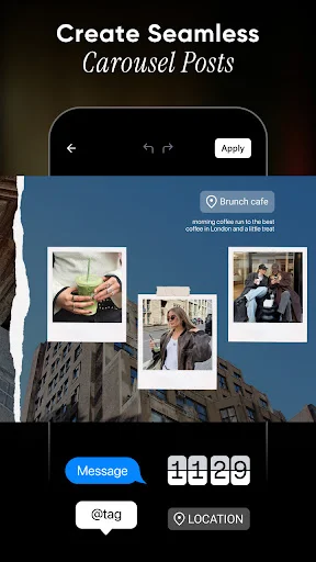 I-download ang Ezi: Story Collage & Easy Post – Pinakamahusay na Editor - Screenshot 5