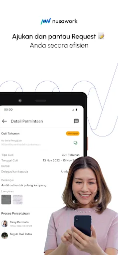 I-download ang Nusawork App – Ang Pinakamahusay na HRIS Solution - Screenshot 5