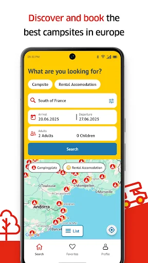 I-download ang PiNCAMP Camping by ADAC – Mag-book ng Campsites - Screenshot 1