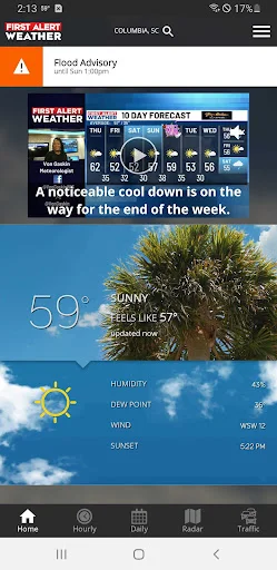 I-download ang WIS News 10 FirstAlert Weather – Tumpak na Forecast - Screenshot 1