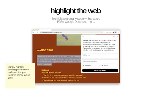 I-download ang Sublime: Ang Iyong Personal na Knowledge Tool - Screenshot 4